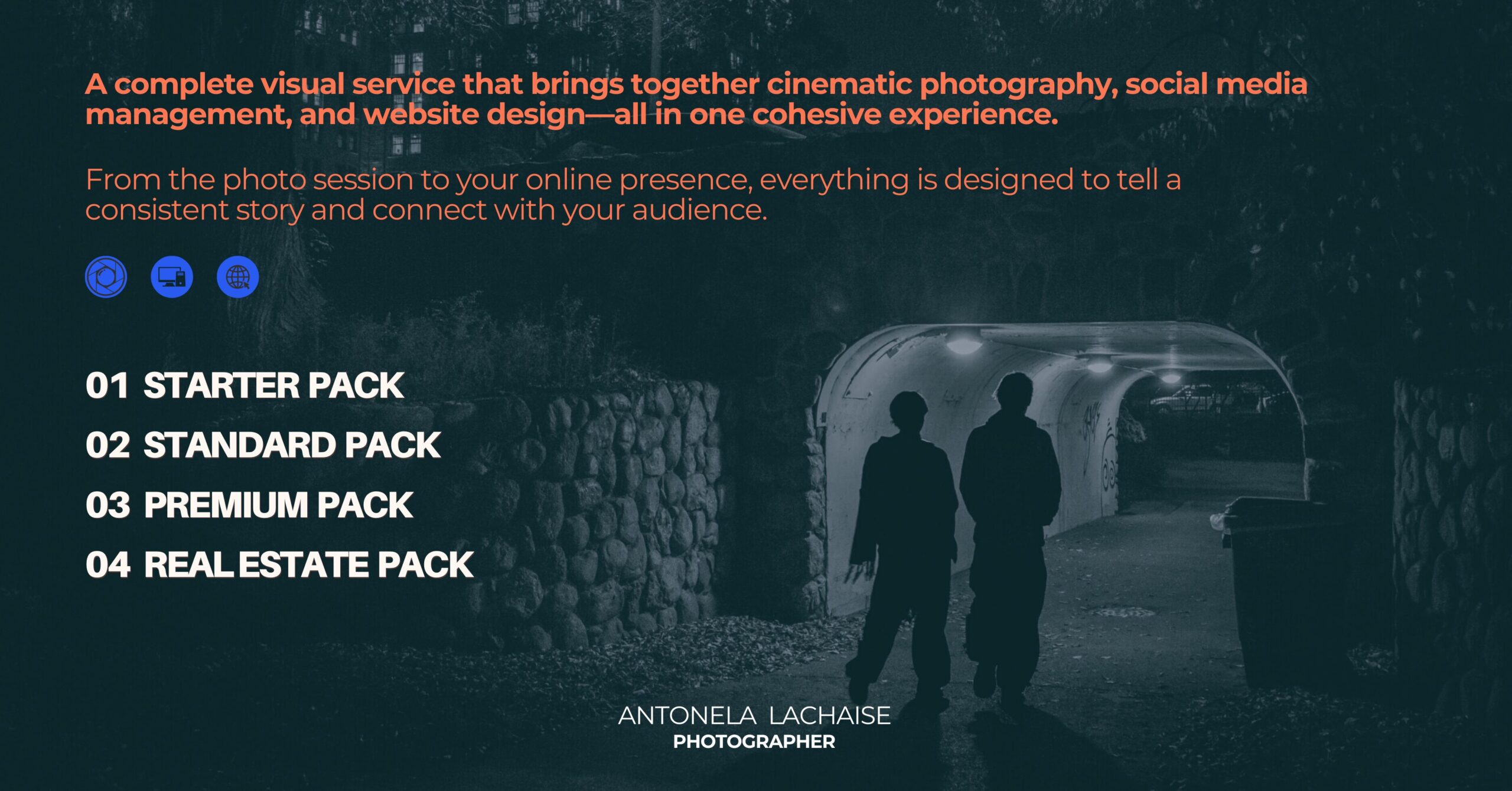 Anuncio Para Facebook Servicios Community Manager Motion Collage Colorido